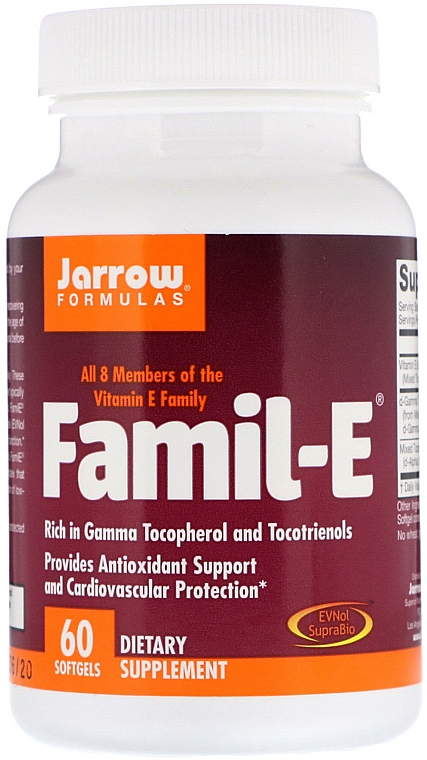 Харчові добавки - Jarrow Formulas Famil-E — фото N3