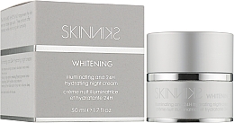 Відбілюючий антивіковий зволожуючий нічний крем - Mades Cosmetics Skinniks Whitening Illuminating and 24H Hydrating Night Cream — фото N2