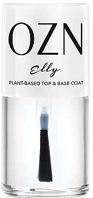 Верхнее и базовое покрытие для ногтей - OZN Elly Plant-Based Top & Base Coat — фото N1