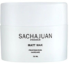 Парфумерія, косметика Матовий віск для волосся - Sachajuan Matt Wax