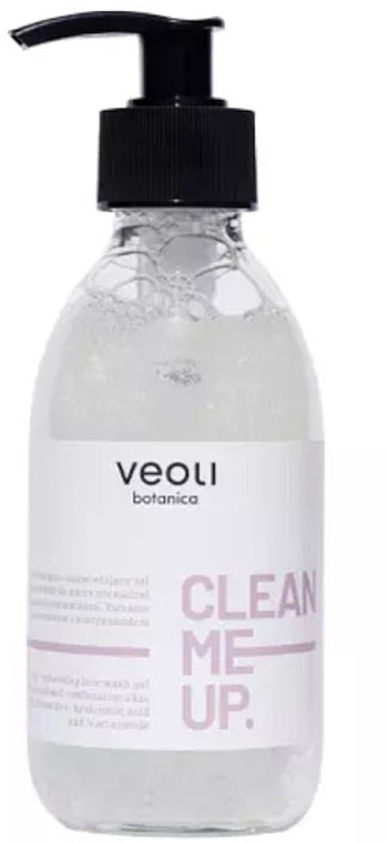 Гель для вмивання "Очищувальний та освіжальний" - Veoli Botanica Clean Me Up — фото N1