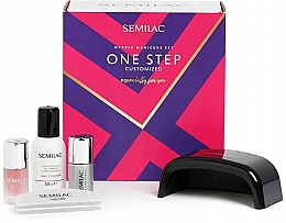 Парфумерія, косметика Стартовий набір, 5 продуктів - Semilac One Step Hybrid Gel Polish Starter Customized Set