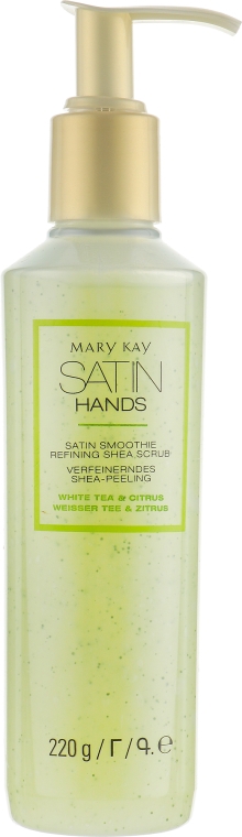 Набор - Mary Kay Satin Hands White Tea & Citrus (h/scrub/220g + h/cr/85g+h/softener/60g) — фото N7