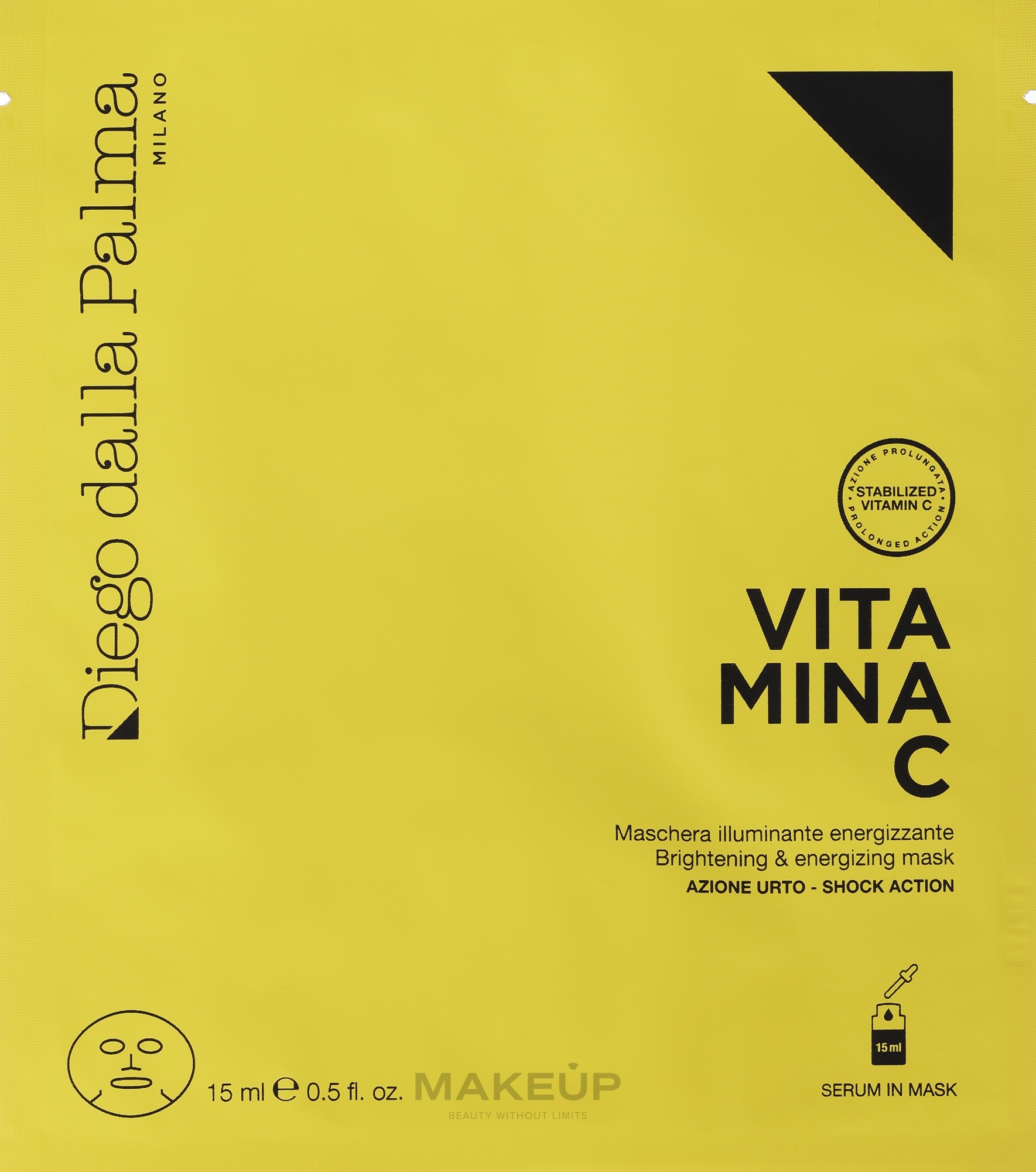 Осветляющая маска мгновенного действия для лица - Diego Dalla Palma Vitamin C — фото 15ml