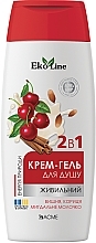 Крем-гель для душу 2в1 "Живильний" - Acme Color EkoLine — фото N1