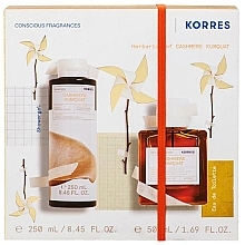 Korres Cashmere Kumquat - Набір (edt/50ml + sh/gel/250ml) — фото N1