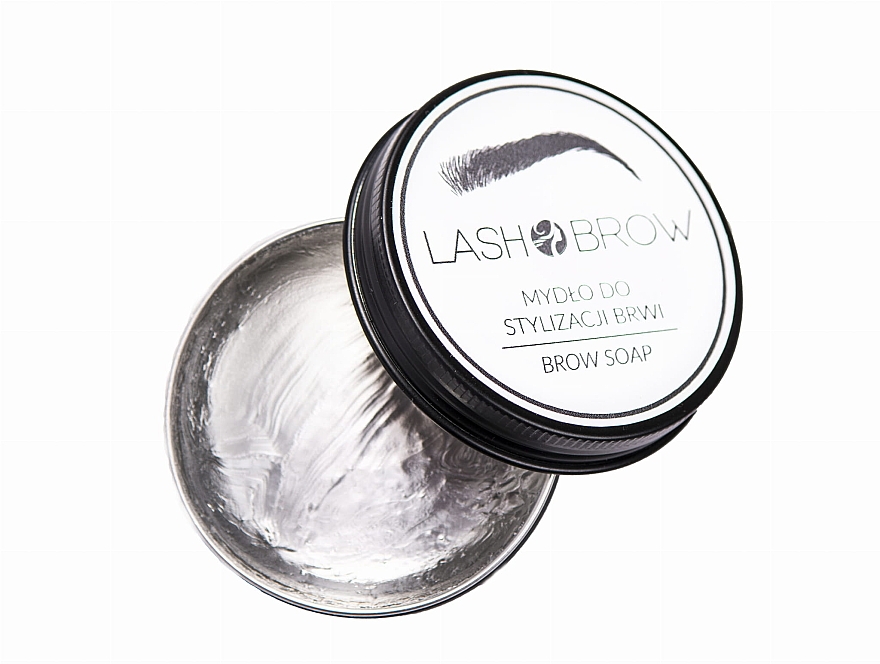 Набор - Lash Brown Morning Beautiful (brow soap/50g + brow oil/6ml + eyebrow pomade/7g + brush/3pcs) — фото N2