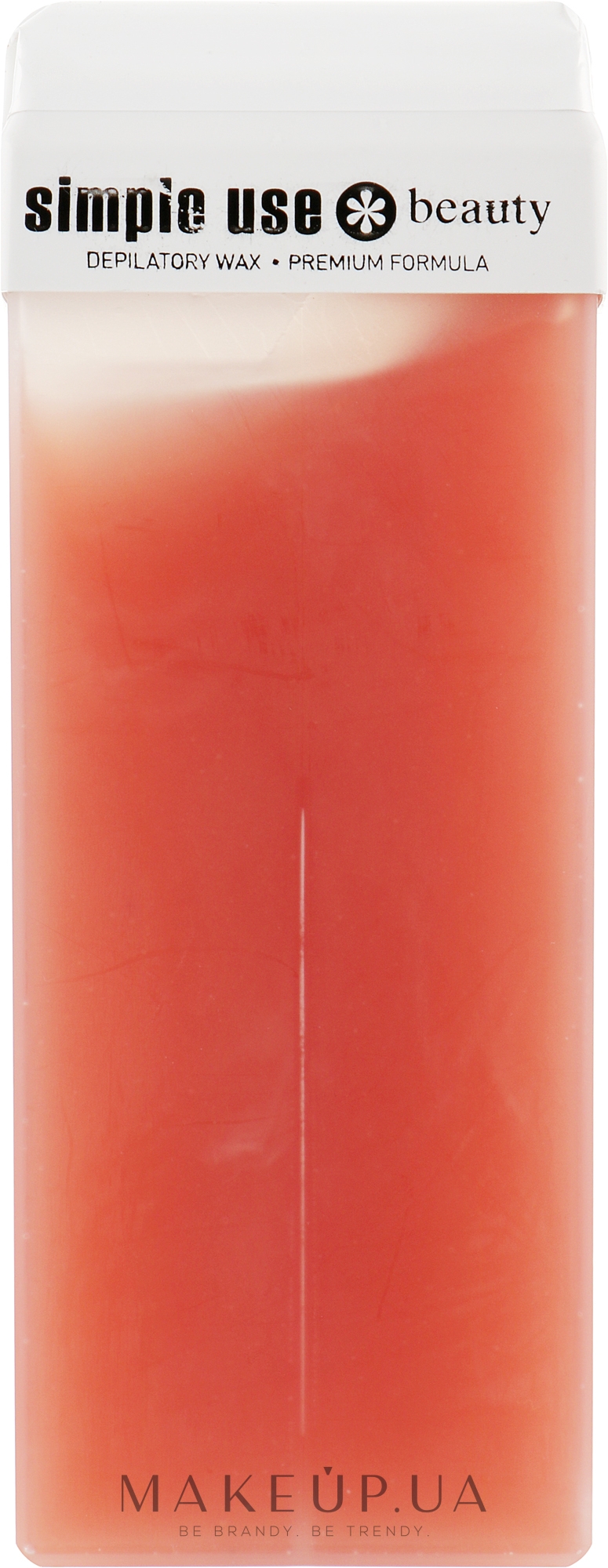 Воск для депиляции в картридже "Персик" - Simple Use Beauty Depilation Wax — фото 100ml