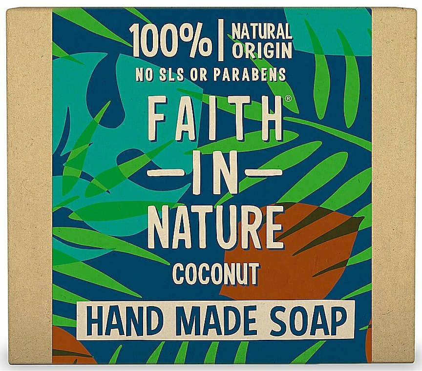 Мыло для рук "Кокос" - Faith In Nature Coconut Hand Made Soap — фото N1