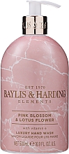 Духи, Парфюмерия, косметика Жидкое мыло для рук - Baylis & Harding Elements Pink Blossom & Lotus Flower Luxury Hand Wash