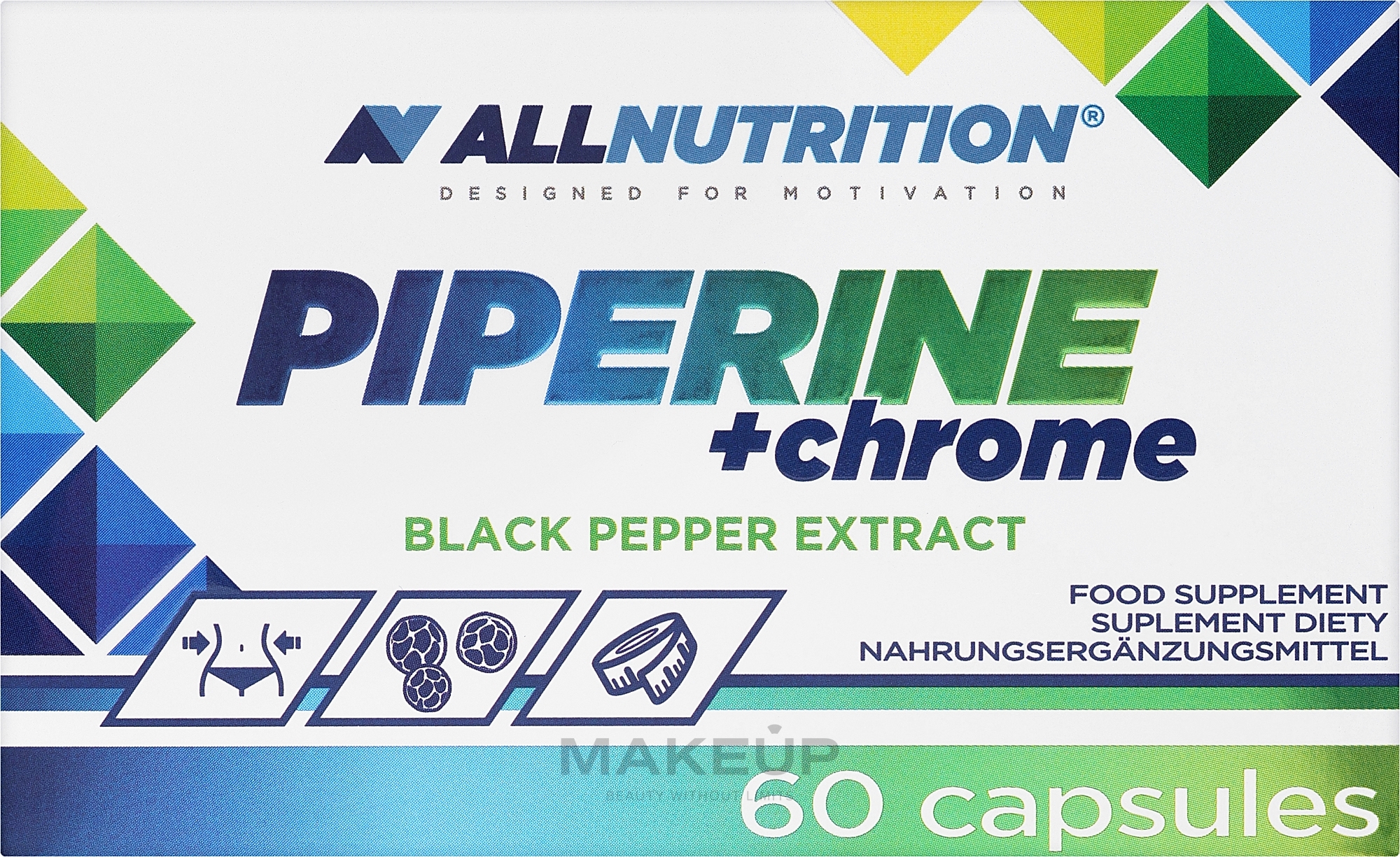 Пищевая добавка "Пиперин + Хром" - Allnutrition Piperine + Chrome — фото 60шт