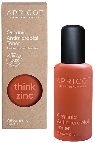 Антимикробный тонер для лица - Apricot Think Zinc Organic Antimicrobial Toner — фото N1