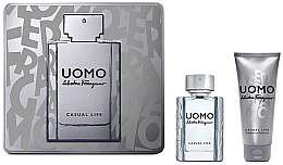 Парфумерія, косметика Salvatore Ferragamo Uomo Casual Life - Набір (edt/50ml + sh/gel/100ml)