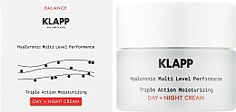 Зволожувальний денний + нічний крем потрійної дії - Klapp Balance Triple Action Moisturizing Day + Night Cream — фото N2