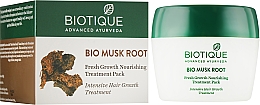 Живильна маска для росту волосся - Biotique Bio Musk Root Fresh Growth — фото N1