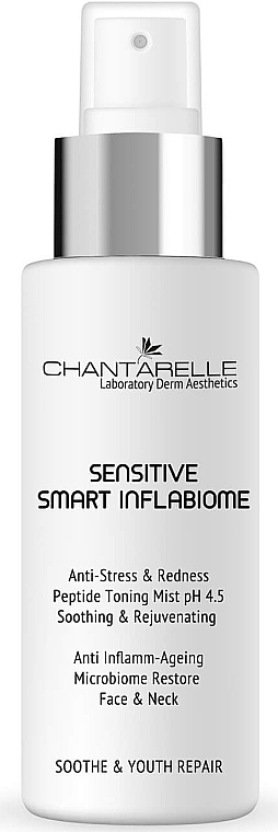 Тонізувальний спрей для чутливої шкіри - Chantarelle Sensitive Smart Inflabiome — фото N1