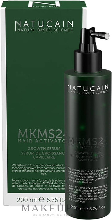 Активатор для росту волосся - Natucain MKMS24 Hair Activator — фото 200ml