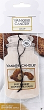 Парфумерія, косметика Ароматизатор автомобільний сухий - Yankee Candle Classic Car Jar Soft Blanket