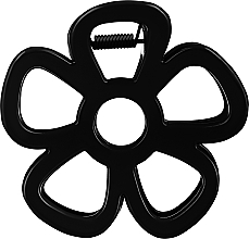 Духи, Парфюмерия, косметика Заколка для волос FA-5737, цветок, черный - Donegal