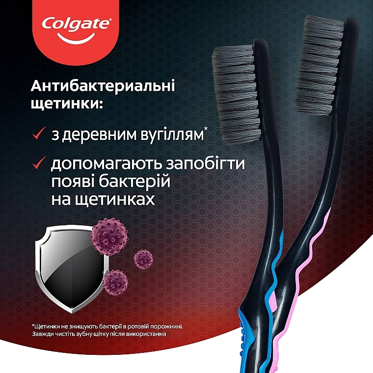 Зубна щітка "Шовкові нитки", ультрам'яка, для захисту ясен, з ковпачком  - Colgate Slim Soft — фото N9