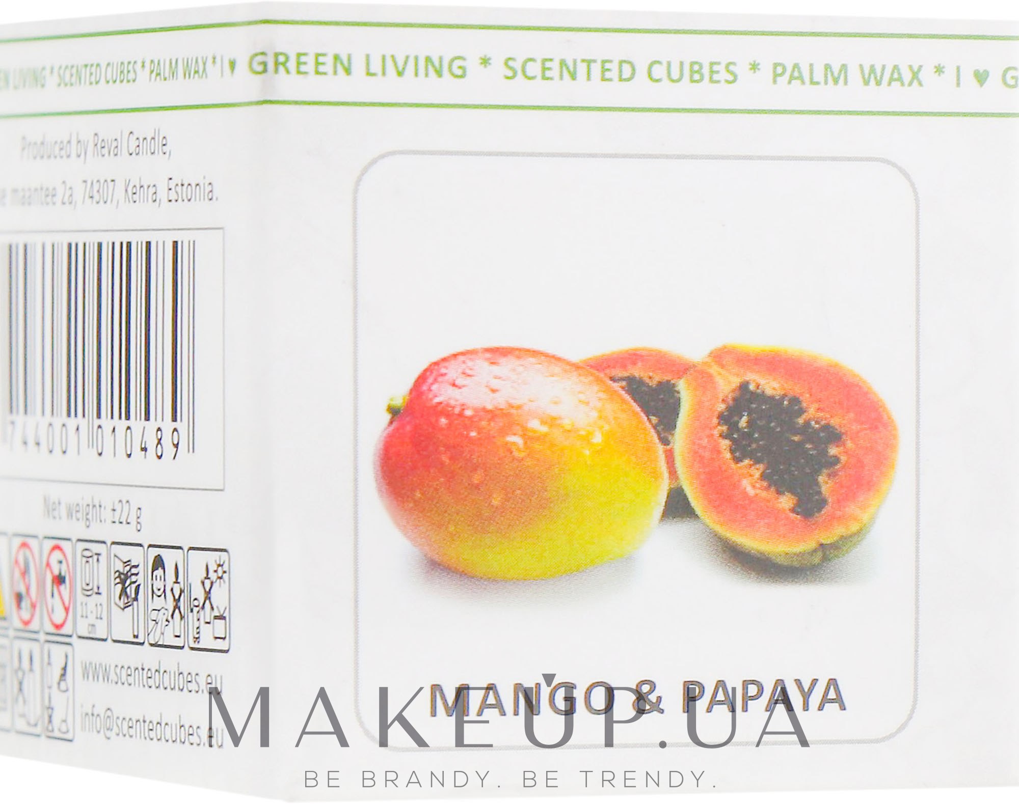 Аромакубики "Манго і папая" - Scented Cubes Mango & papaya — фото 8шт