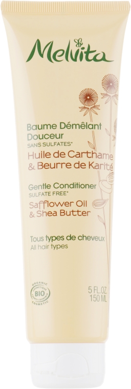 М'який кондиціонер для усіх типів волосся - Melvita Hair Care Baume Demelant Douceur