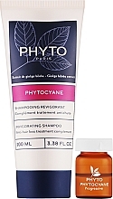 Набір - Phyto Phytocyane Set (ampoules/12x5ml + shm/100ml) — фото N1