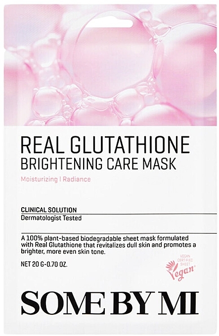 Маска для обличчя з глутатіоном для сяйва шкіри - Some By Mi Real Glutathione Brightening Care Mask — фото N2