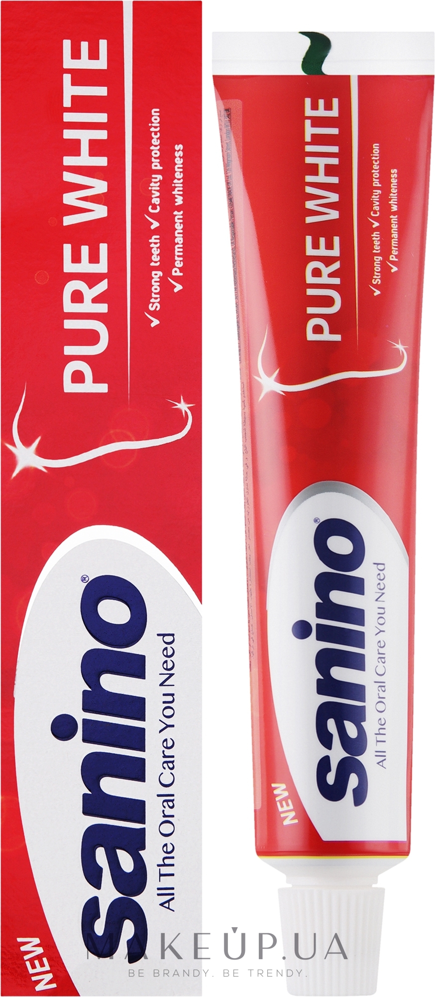 Зубная паста "Отбеливающая" - Sanino Pure White — фото 50ml