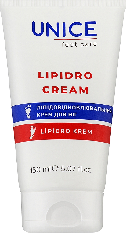 Липидовосстанавливающий крем для ног - Unice Lipido Cream — фото N1