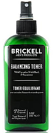 Балансувальний тонік для обличчя - Brickell Men's Products Balancing Toner — фото N1
