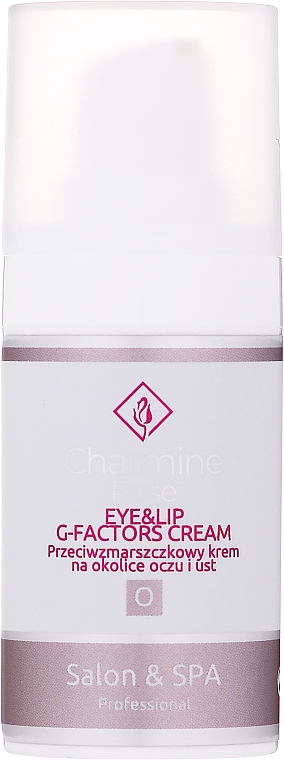 Крем проти зморщок для області навколо очей і рота - Charmine Rose G-Factors Eye&Lip Cream — фото N1
