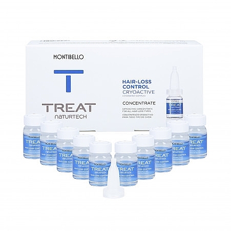 Набор - Montibello Treat NaturTech Hair Loss Control Cryoactive (10 x 7 ml) — фото N1