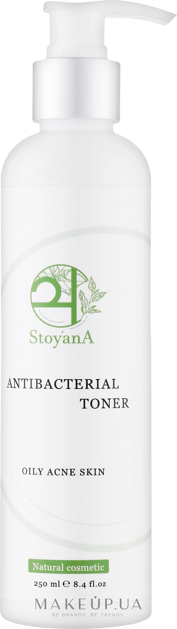 Антибактеріальний тонер для обличчя - StoyanA Antibacterial Toner Oily Acne Skin — фото 250ml