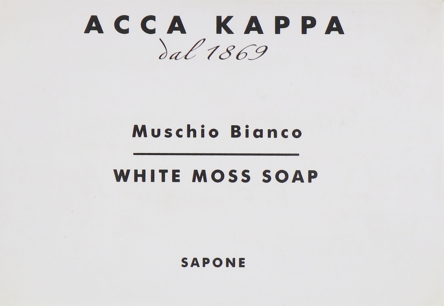 Туалетное мыло - Acca Kappa White Moss Soap  — фото N4