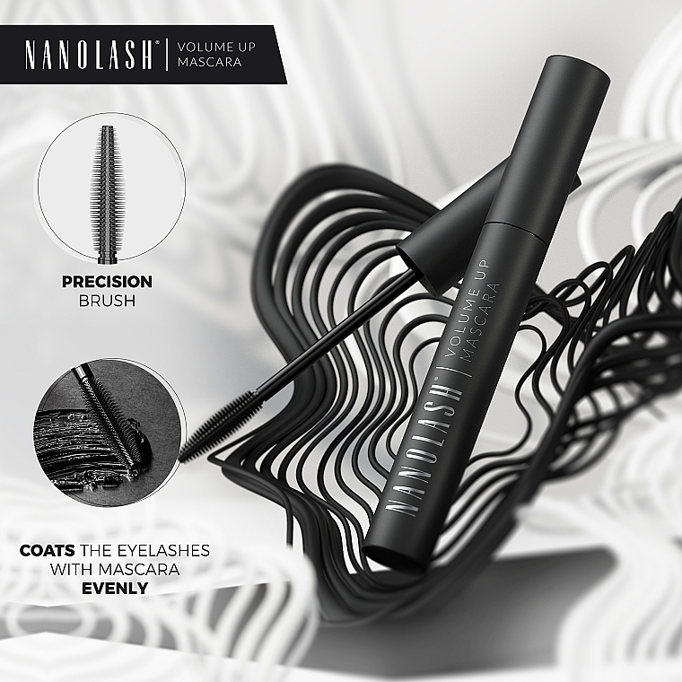 Туш для збільшення об'єму вій - Nanolash Volume Up Mascara — фото N7