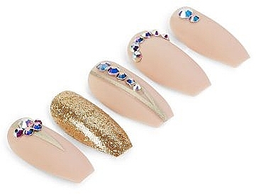 Набір накладних нігтів - Ardell Nail Addict Premium Artifical Nail Set Nude Jeweled — фото N2