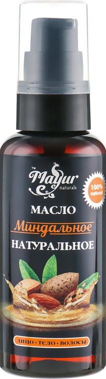 Подарочный набор для кожи и ногтей "Миндаль и мандарин" - Mayur (oil/50 ml + nail/oil/15 ml + essential/oil/5 ml) — фото N2