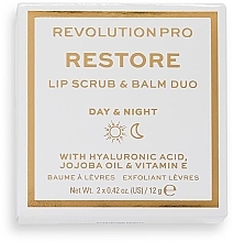 Набор - Revolution PRO Restore Lip Set Coconut (lip/scr/12g + lip/balm/12g) — фото N2