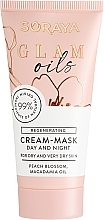 Парфумерія, косметика Відновлювальна крем-маска для обличчя - Soraya Glam Oils Regenerating Cream-Mask