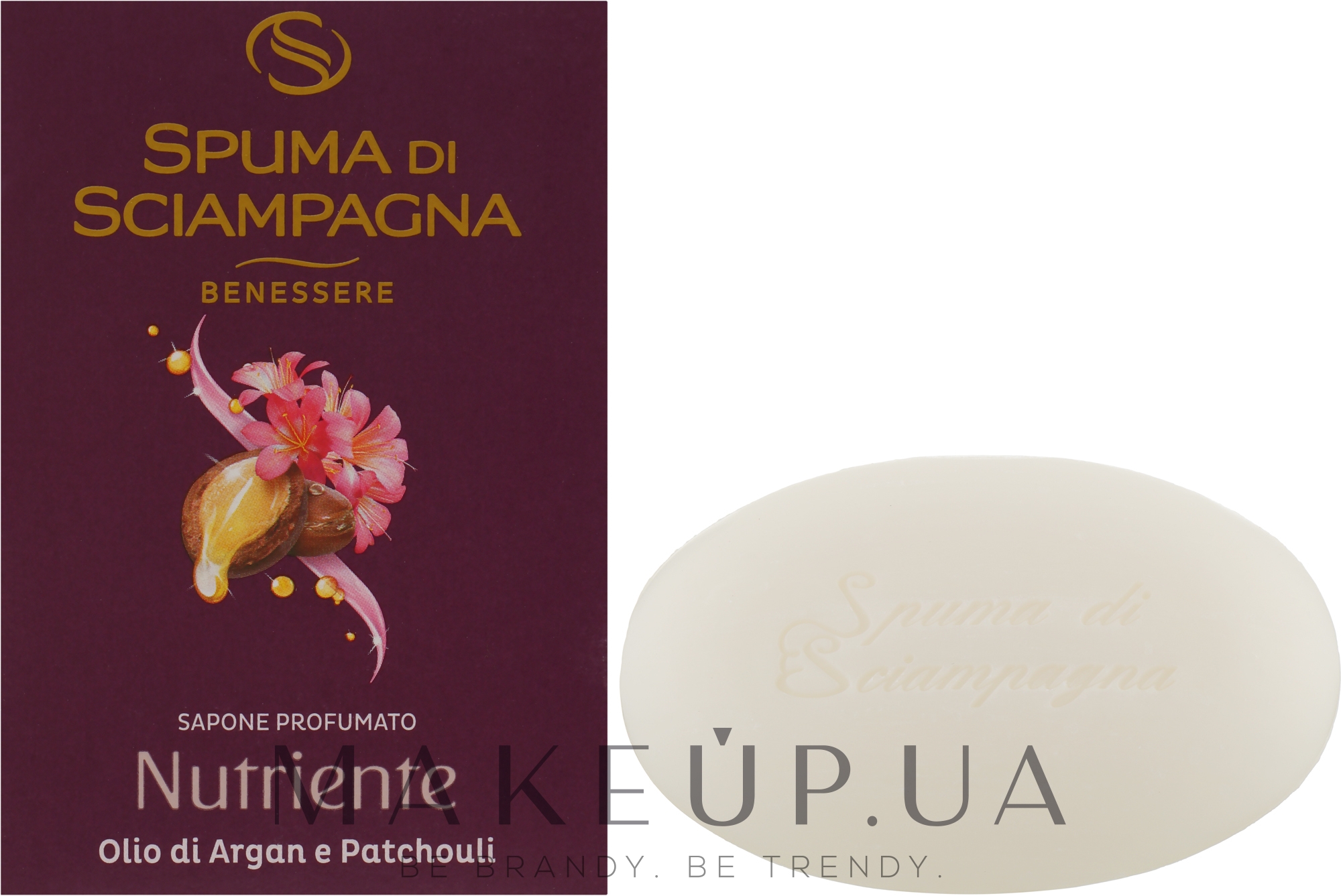 Мыло с аргановым маслом и пачули - Spuma Di Sciampagna Soap With Argan Oil And Patchouli — фото 90g