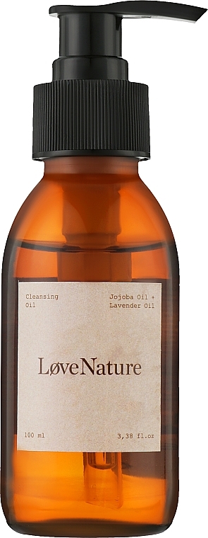 Гідрофільна олія "Жожоба + лаванда" - Love Nature Cleansing Oil Jojoba + Lavender — фото N1