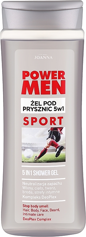 Гель для душа - Joanna Power Men Sport 5 In 1 Shower Gel — фото N1