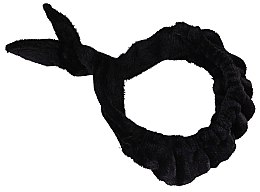 Резинка для волосся велюрова, чорна - Gabriella Salvete Hair Tie — фото N2