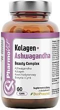 Харчова добавка "Колаген + Ашваганда" - Pharmovit Kolagen + Ashwagandha Beauty Complex — фото N1
