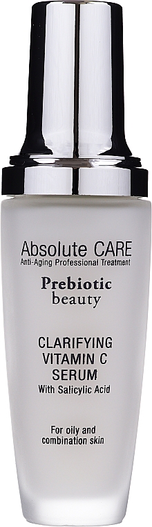 Очищувальна сироватка для обличчя з вітаміном С - Absolute Care Prebiotic Beauty Clarifying Vitamin C Serum — фото N1