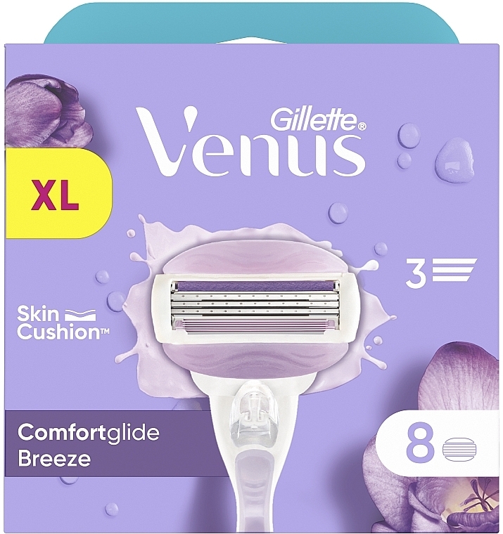 УЦЕНКА Сменные кассеты для бритья, 8 шт. - Gillette Venus Breeze * — фото N2