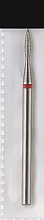 Фреза алмазная, пуля, L-8 мм, 1.6 мм, красная - Head The Beauty Tools — фото N1
