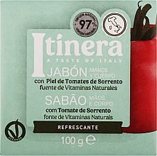 Мило для рук і тіла c томатов из Сорренто - Itinera Sorrento Tomato Peels Hand Body Soap — фото N1