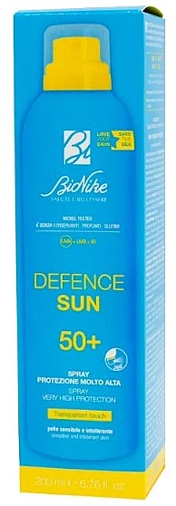 Спрей для загара SPF50+ - BioNike Defence Sun Spray SPF50+ — фото N2